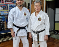 Taira Sensei with Joel Castasus